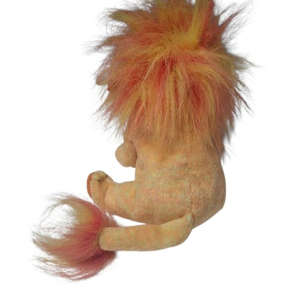 Ty Beanie Baby Bushy 2000 Lion Plush Orange Neon Cat Jungle Vintage - Picture 3 of 10